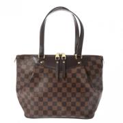 Pre-owned Fabric handbags Louis Vuitton Vintage , Brown , Dames