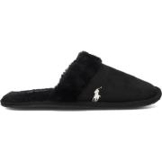 Faux Fur Scuff Pantoffels Ralph Lauren , Black , Dames