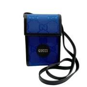 Pre-owned Nylon gucci-bags Gucci Vintage , Blue , Dames