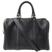 Pre-owned Leather gucci-bags Gucci Vintage , Black , Dames