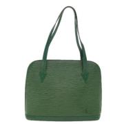 Pre-owned Leather louis-vuitton-bags Louis Vuitton Vintage , Green , D...