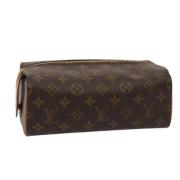 Pre-owned Canvas pouches Louis Vuitton Vintage , Brown , Dames