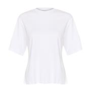 Vrouwelijke Tee Top Bright White Karen by Simonsen , White , Dames