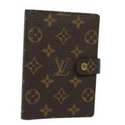 Pre-owned Canvas home-office Louis Vuitton Vintage , Brown , Dames