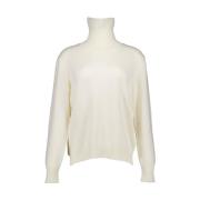 Ecru Turtleneck Sweater Gran Sasso , Beige , Dames