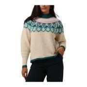 Beige Gebreide Pullover Trui Y.a.s , Beige , Dames