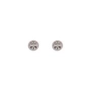 Miller Pavé Stud Oorbellen Tory Burch , Gray , Dames