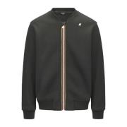 Zip Sweatshirt K-Way , Green , Heren