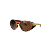 Ronde Zonnebril Metallic Gradient Bruine Lenzen Oakley , Orange , Unis...