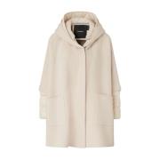 Stijlvolle Jas voor Vrouwen Pinko , Beige , Dames