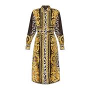 Zijden jurk Versace , Multicolor , Dames