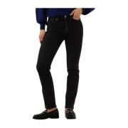 Straight Leg Jeans voor Dames Tiger of Sweden , Black , Dames