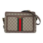 Pre-owned Canvas gucci-bags Gucci Vintage , Beige , Dames