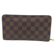 Pre-owned Canvas wallets Louis Vuitton Vintage , Brown , Dames