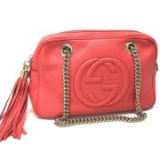 Pre-owned Leather gucci-bags Gucci Vintage , Pink , Dames