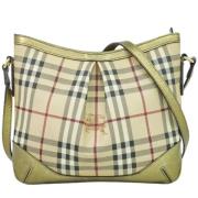 Pre-owned Canvas shoulder-bags Burberry Vintage , Beige , Dames