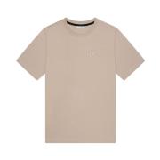 Slim Fit Beige T-Shirt Heren Off The Pitch , Beige , Heren