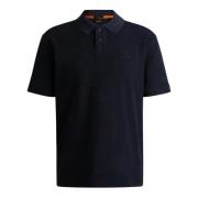 Polo Shirt Comfort Stijl Boss , Blue , Heren