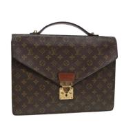 Pre-owned Canvas louis-vuitton-bags Louis Vuitton Vintage , Brown , Da...