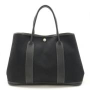 Pre-owned Leather handbags Hermès Vintage , Black , Dames