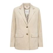 Frans Eikenhout Blazer Jas Part Two , Beige , Dames