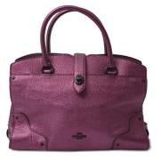 Pre-owned Leather handbags Coach Pre-owned , Purple , Dames