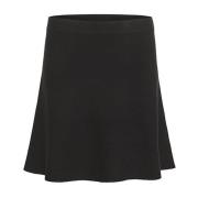 Meteorite Gebreide Rok Karen by Simonsen , Black , Dames