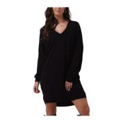 Zwarte Gebreide Oversized Jurk Alix The Label , Black , Dames