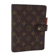 Pre-owned Canvas home-office Louis Vuitton Vintage , Brown , Dames