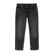 Jeans met logo Anine Bing , Gray , Dames