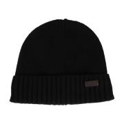 Klassieke Beanie Muts voor Mannen Barbour , Black , Heren