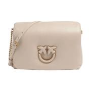 Stijlvolle Handtas voor Trendy Vrouwen Pinko , Beige , Dames