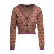 Cardigans Pinko , Brown , Dames