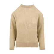 Crème Sweater Collectie Akep , Beige , Dames