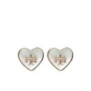 Hart Studs Accessoires Tory Burch , Gray , Dames