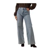 Lichtblauwe Straight Leg Jeans By-Bar , Blue , Dames