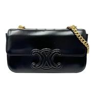 Pre-owned Leather celine-bags Celine Vintage , Black , Dames