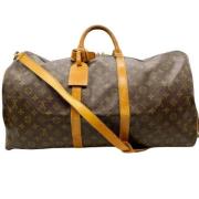 Pre-owned Canvas travel-bags Louis Vuitton Vintage , Brown , Dames