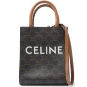 Pre-owned Canvas celine-bags Celine Vintage , Brown , Dames