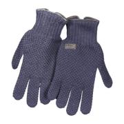 Blauwe Wol Handschoenen met Logo Harmont & Blaine , Blue , Unisex