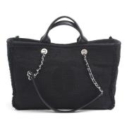 Pre-owned Canvas totes Chanel Vintage , Black , Dames