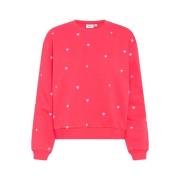 Dagnasz Sweatshirt Magenta Bonbon Harts Saint Tropez , Pink , Dames