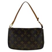 Pre-owned Canvas louis-vuitton-bags Louis Vuitton Vintage , Brown , Da...