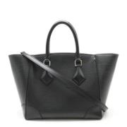 Pre-owned Leather louis-vuitton-bags Louis Vuitton Vintage , Black , D...