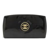 Pre-owned Leather wallets Chanel Vintage , Black , Dames