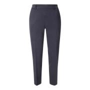 Slim Fit Cigarette Leg Broek Alberto Biani , Blue , Dames