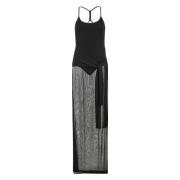 Gebreide Knoop Jurk Jacquemus , Black , Dames