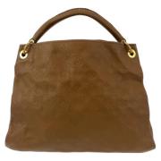 Pre-owned Leather handbags Louis Vuitton Vintage , Brown , Dames