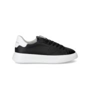 Zwarte Temple Sneakers Philippe Model , Black , Heren