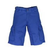 Blauwe Katoenen Jeans Pant Bermuda Gant , Blue , Heren